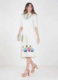 Hampton Midi Dress- Seaside