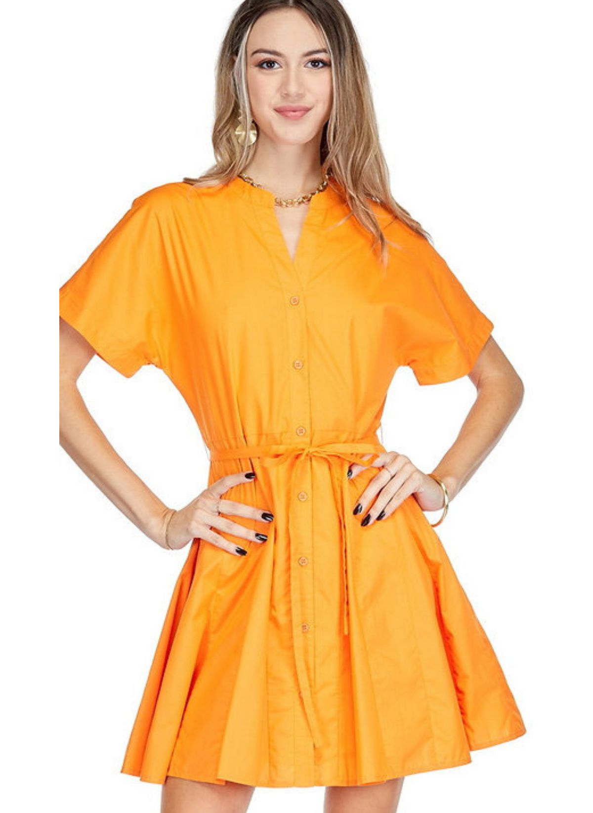 All Flared Out Shirt Dress