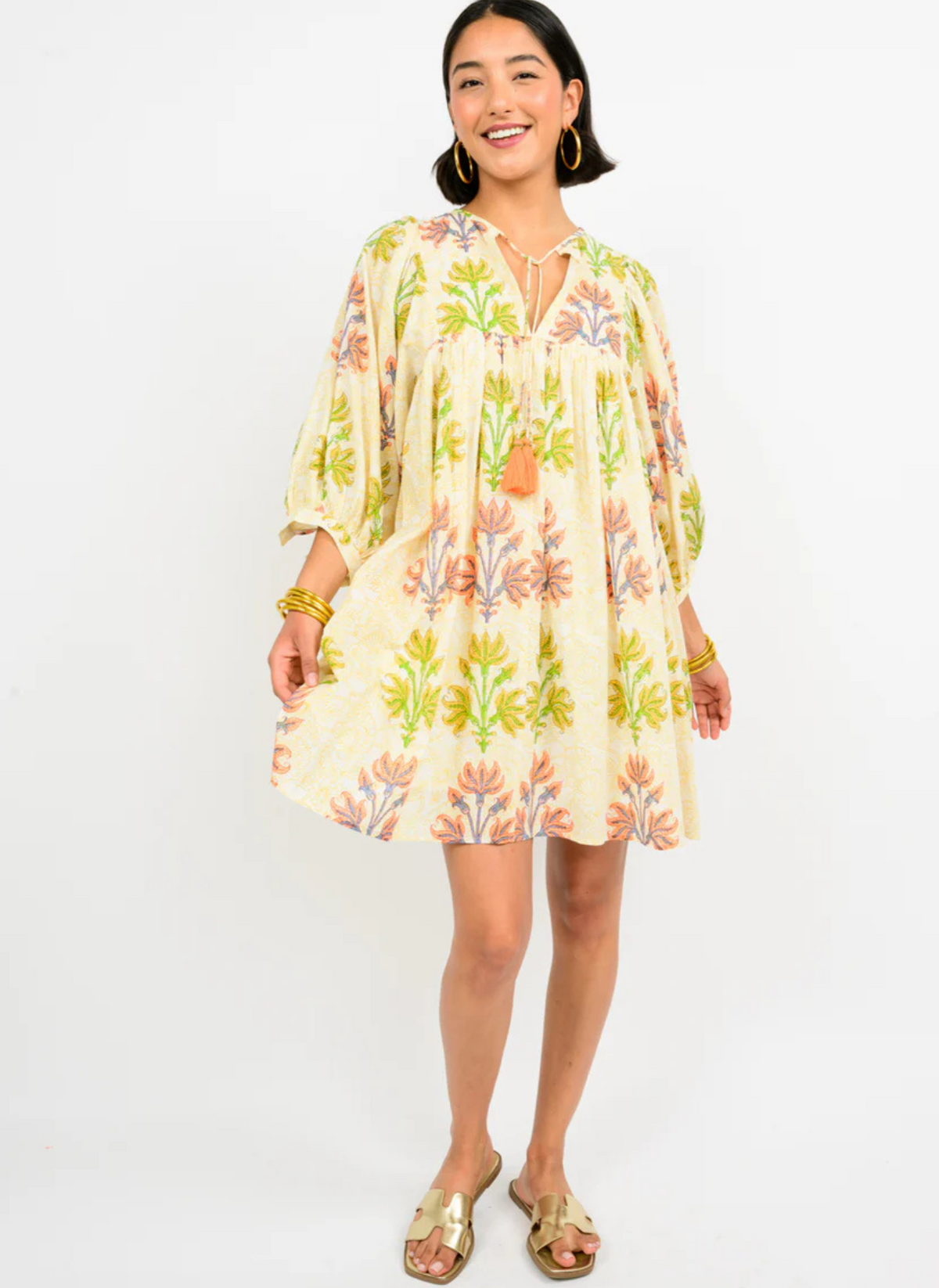 Breezy Block Print Dress