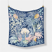 Summer Printed Silk Scarf