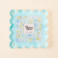 Square Scallop Acrylic Frame