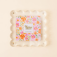 Square Scallop Acrylic Frame