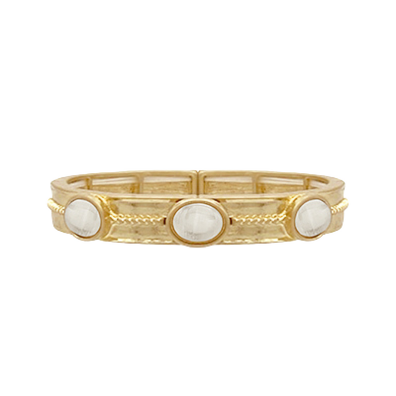 Cat Eye Station Bracelet