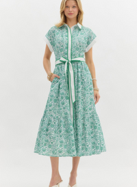 Marie Floral Midi Dress