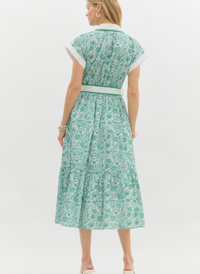 Marie Floral Midi Dress
