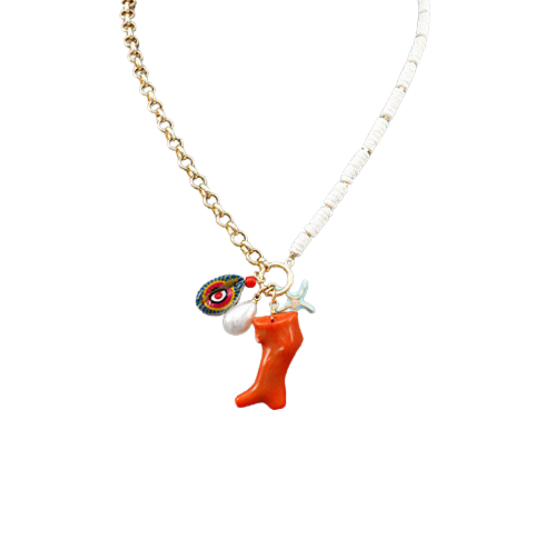 Shoreline Charm Necklace