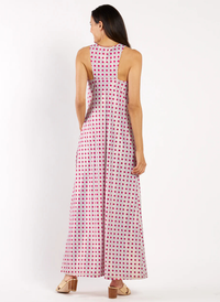 Bernadette Dress- Rattan Raspberry Gold