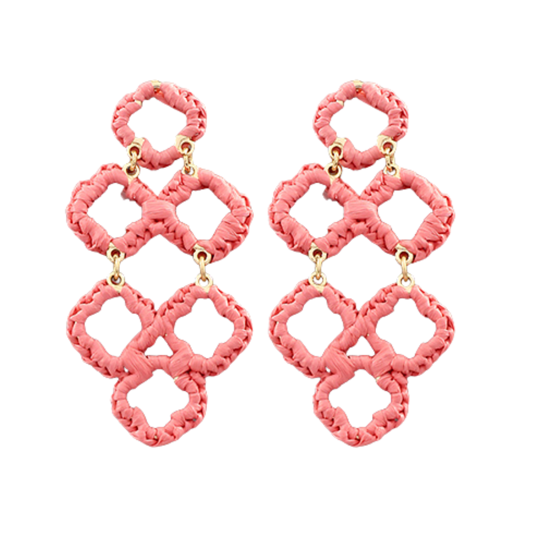 Raffia Trellis Earrings