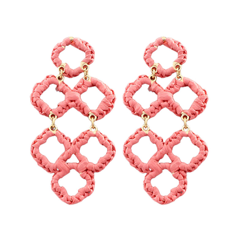 Raffia Trellis Earrings