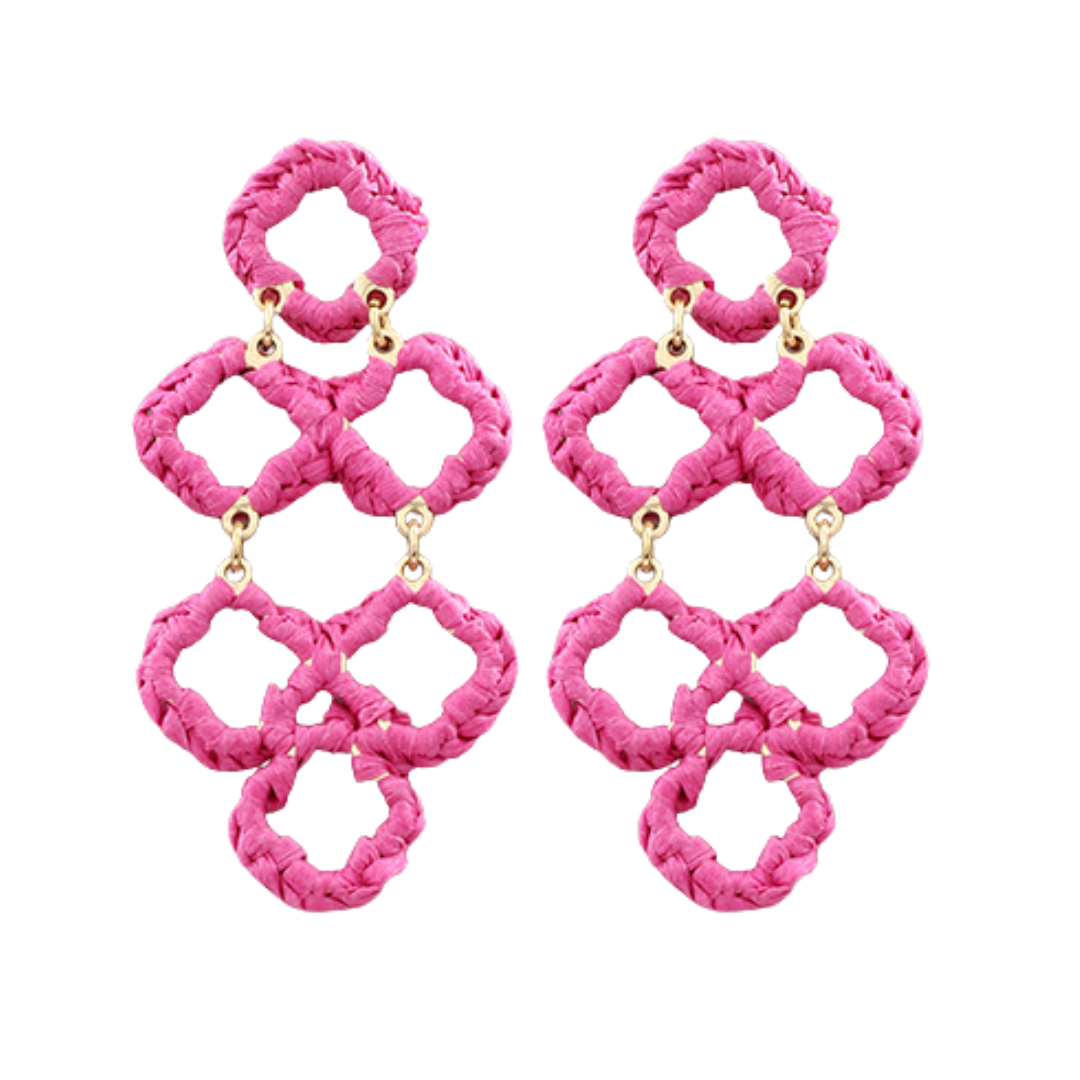 Raffia Trellis Earrings