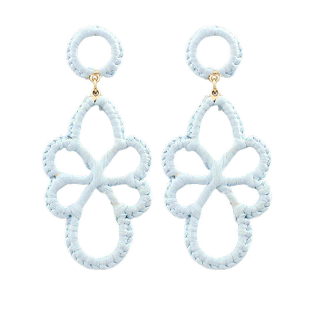 Nina Raffia Drop Earrings