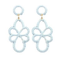 Nina Raffia Drop Earrings
