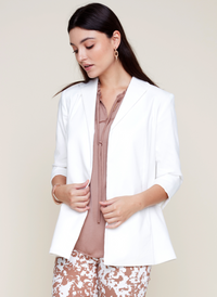 Relaxed Fit Stretch Blazer