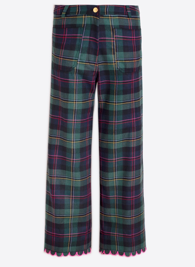 Dorin Plaid Trouser
