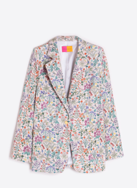 Floral Corduroy Blazer
