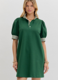 Sadie Stripe Trim Mini Dress