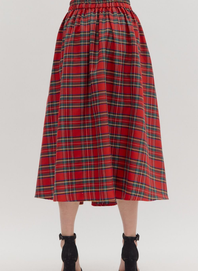 Tartan Time Midi Skirt