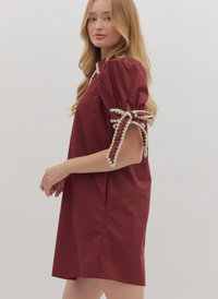 Betsy Bow Sleeve Dress