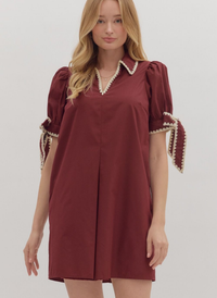 Betsy Bow Sleeve Dress