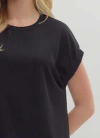 Relaxed Ribbed Tee