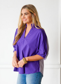 Caroline Contrast Stripe Top