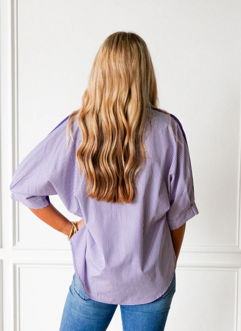 Caroline Contrast Stripe Top