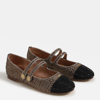 Zoey Cap Toe Mary Jane - Black Multi
