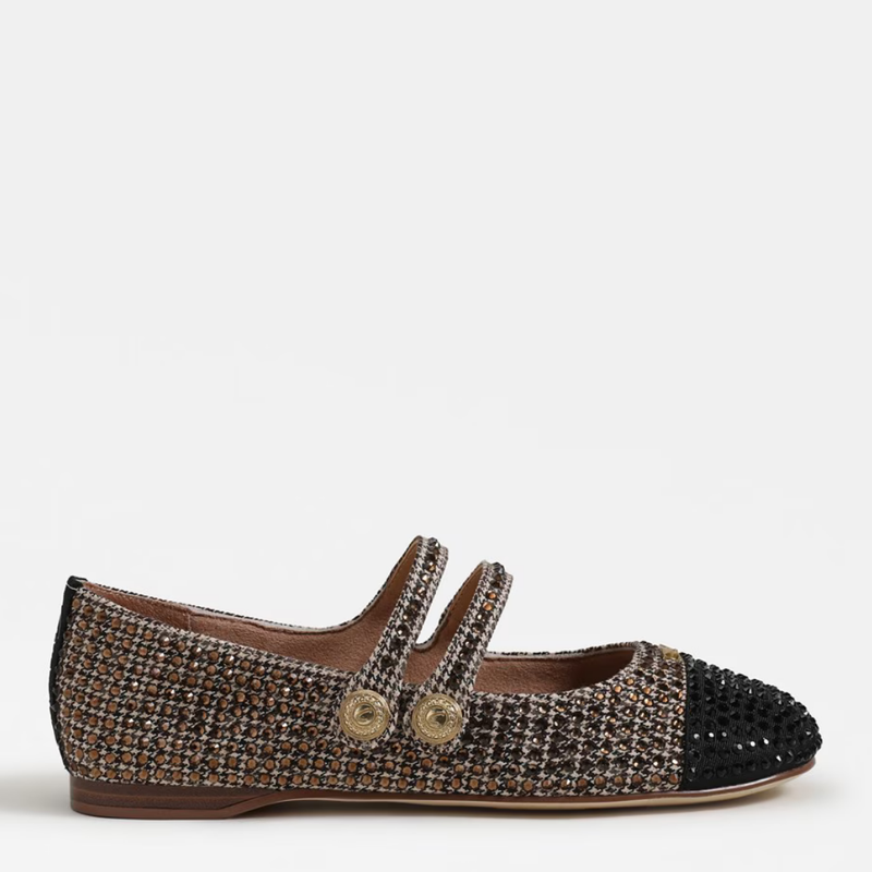 Zoey Cap Toe Mary Jane - Black Multi
