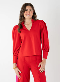 Hampton Top- High Risk Red
