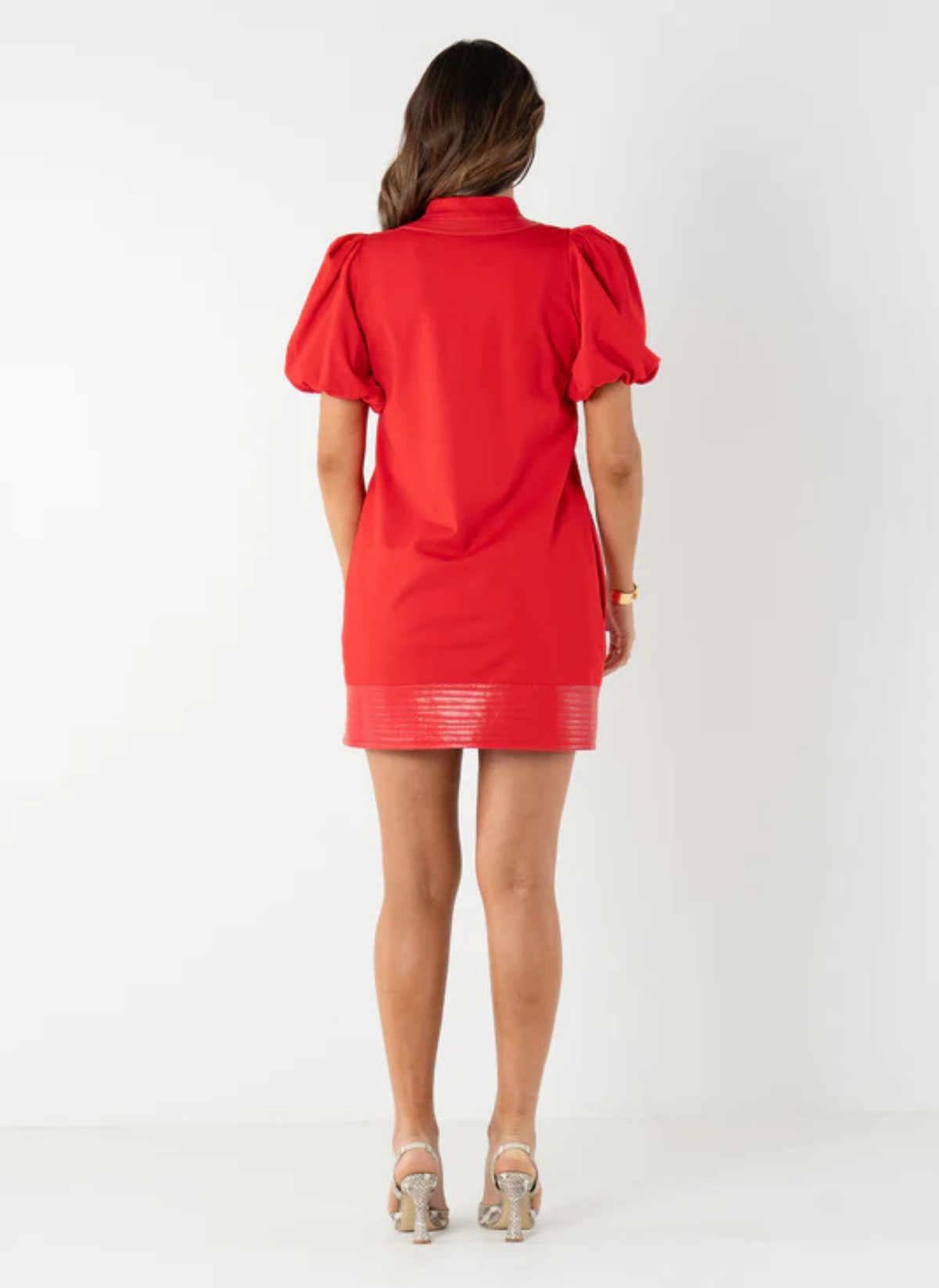 Hampton Mini Dress- High Rish Red