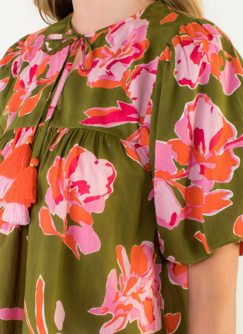 Grady Floral Puff Sleeve Top