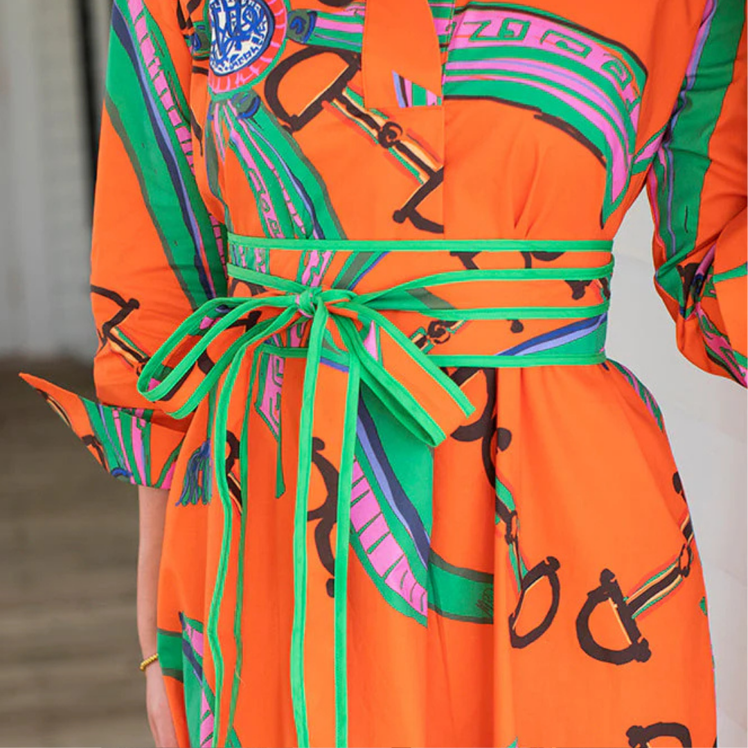 Estate Orange Obi Sash