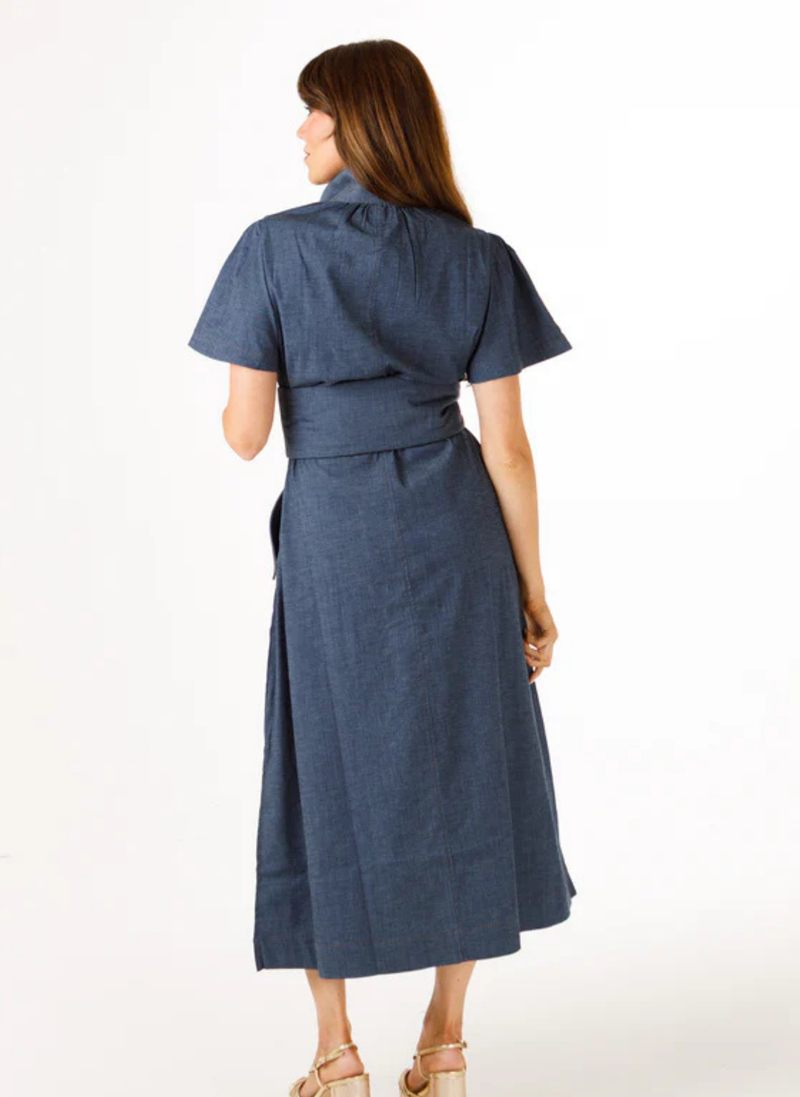 Gretchen Dress- Denim