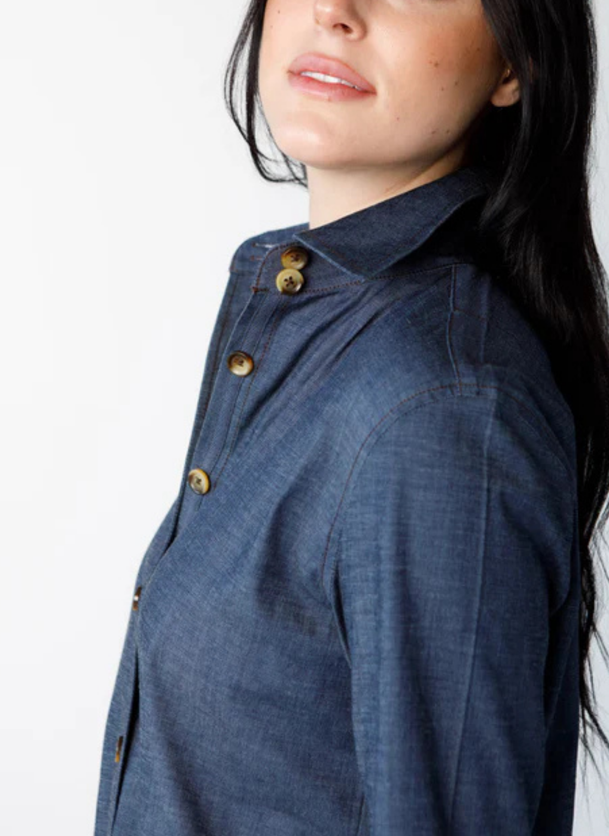 Liz Denim Top