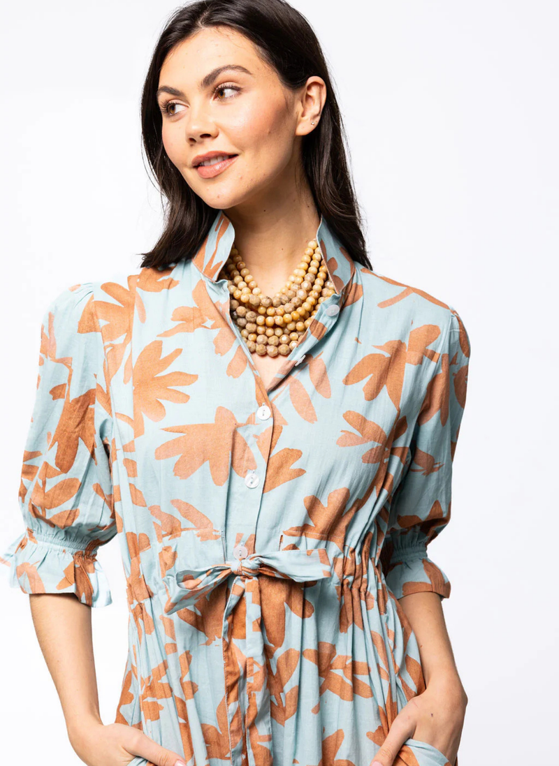 Catherine Dress- Foliage Frenzy