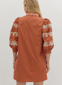 Sydney Embroidered Fleur Dress