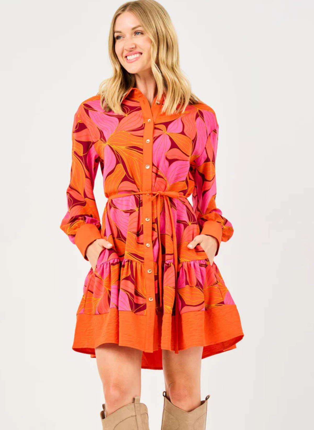 Maya Glow Over Dress