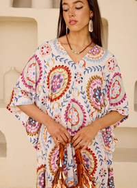 Santorini Sunset Maxi Dress