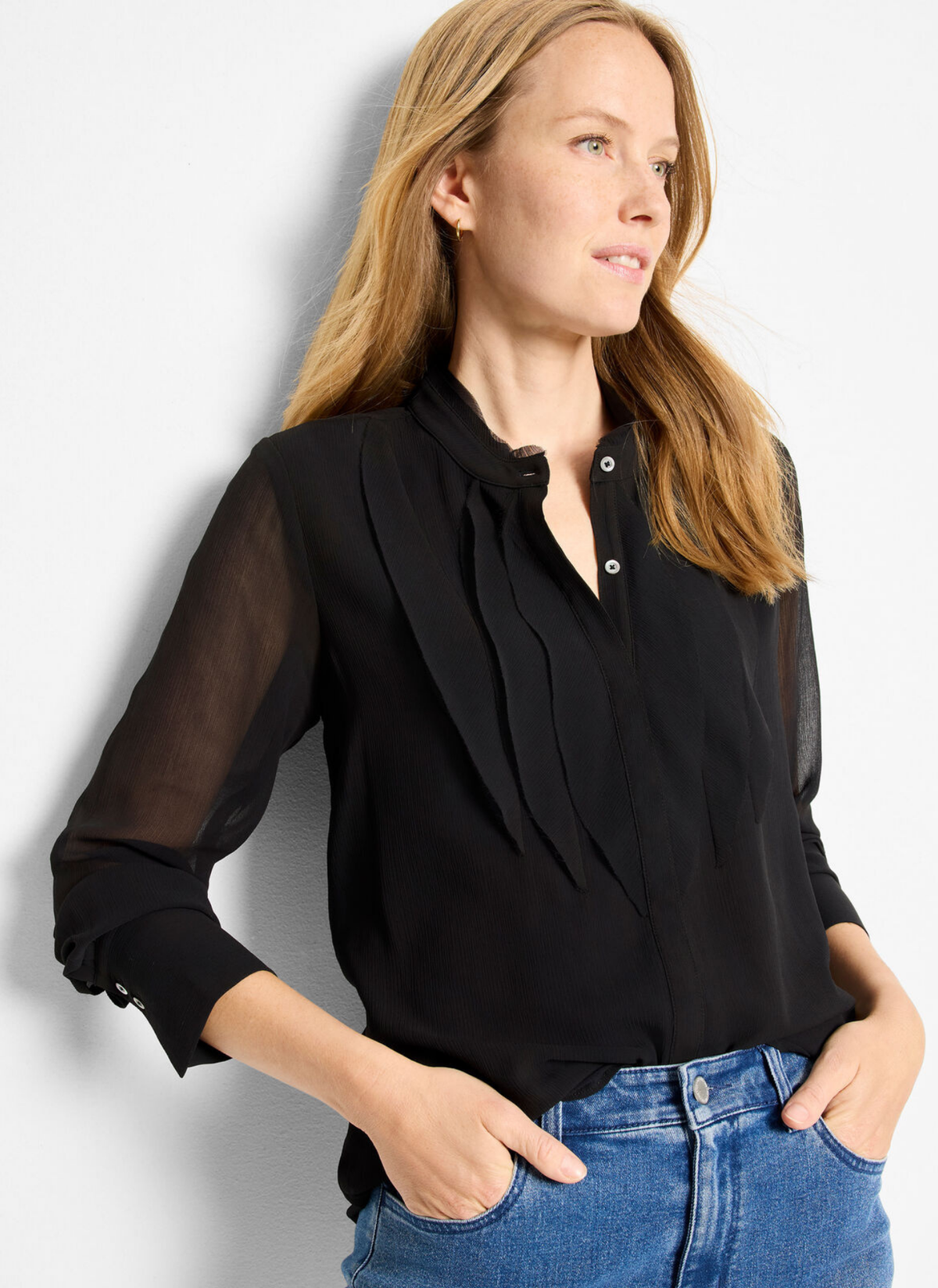 Falling Chiffon Blouse