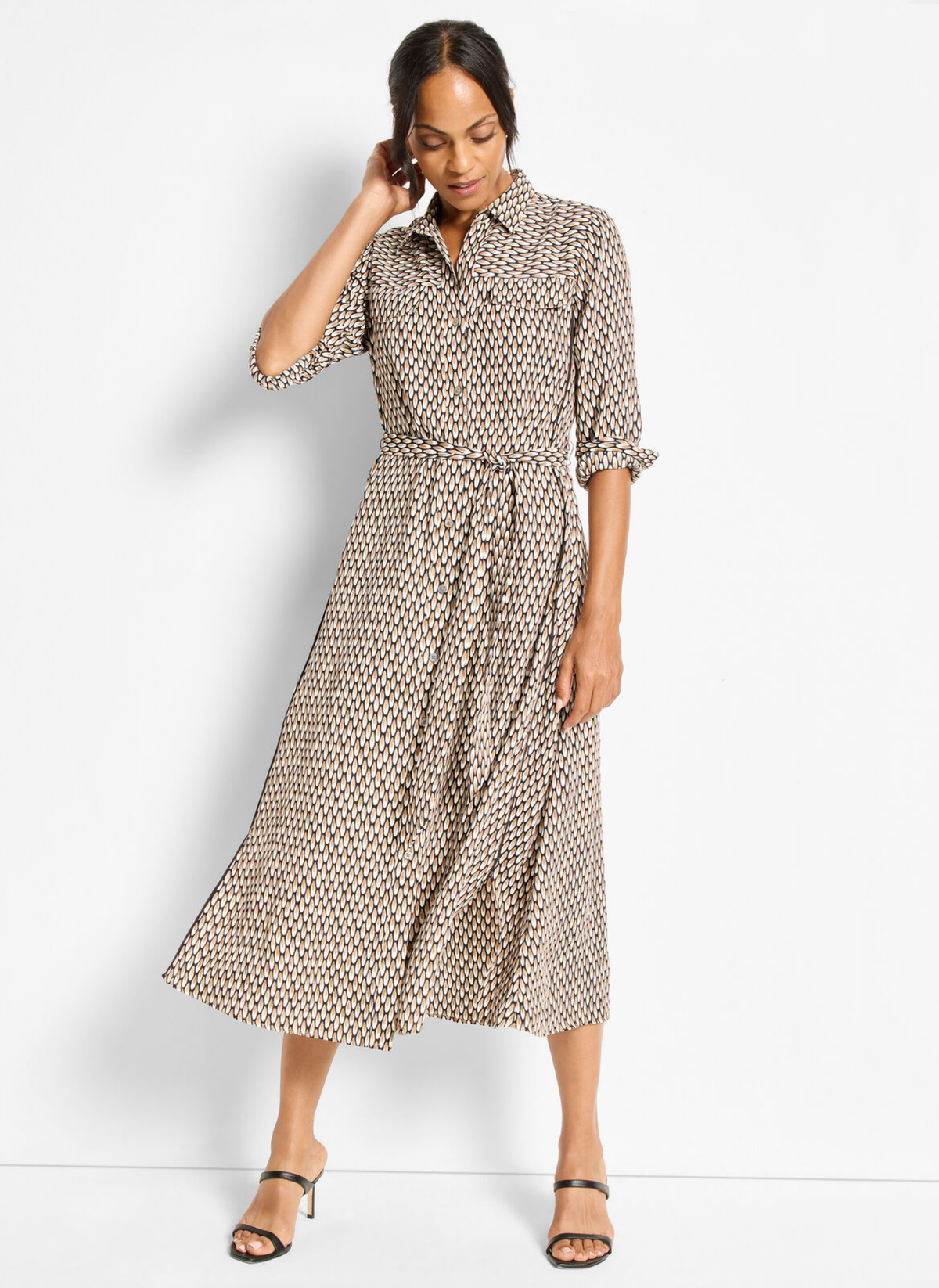 Abstract Dot Juni Dress