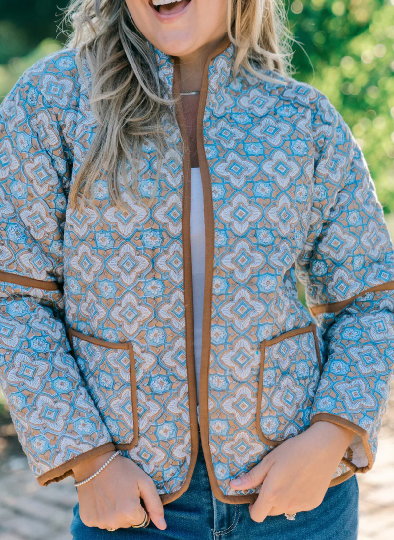 Leo Jacket- Dusk Petals
