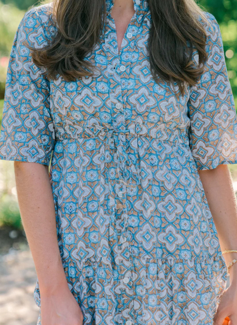 Low Country Maxi Dress- Dusk Petals