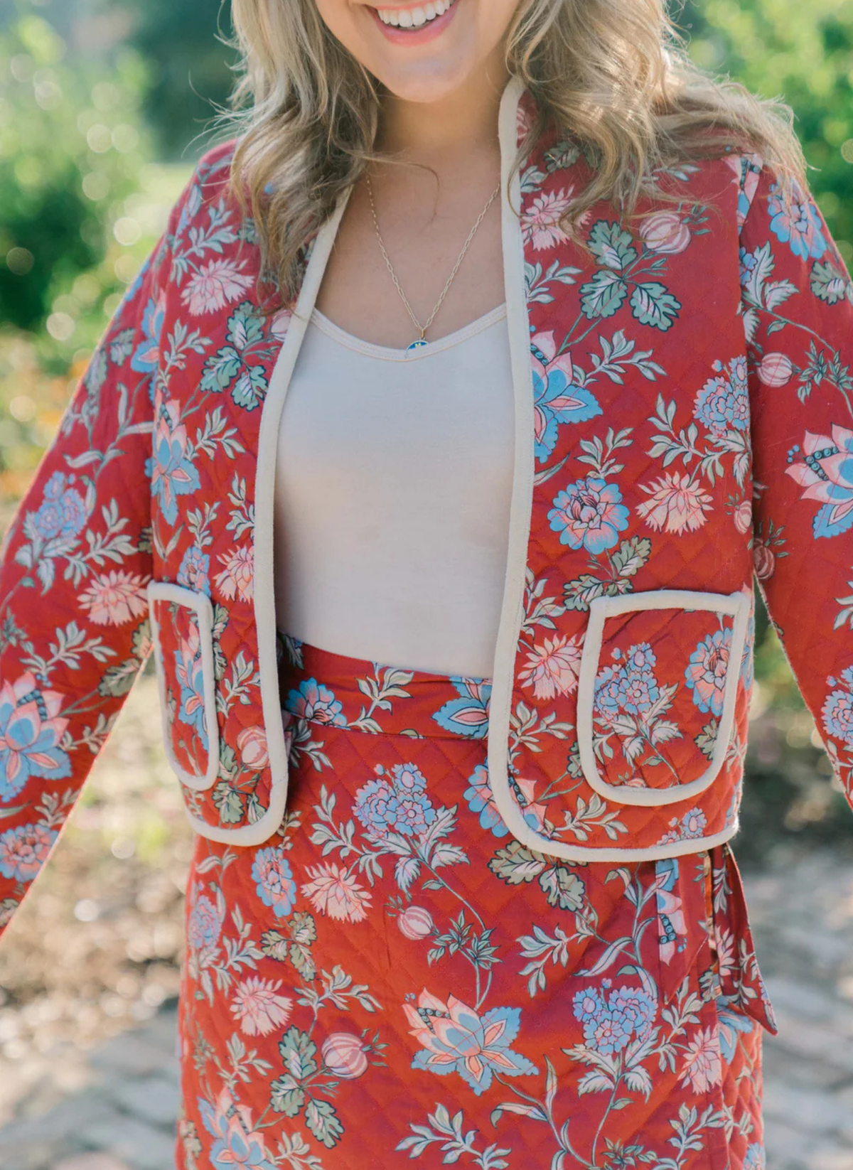 Nola Jacket- Scarlet Meadow