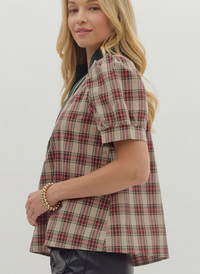 Perfectly Plaid Blouse