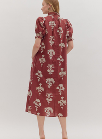 Macy Floral Midi Dress