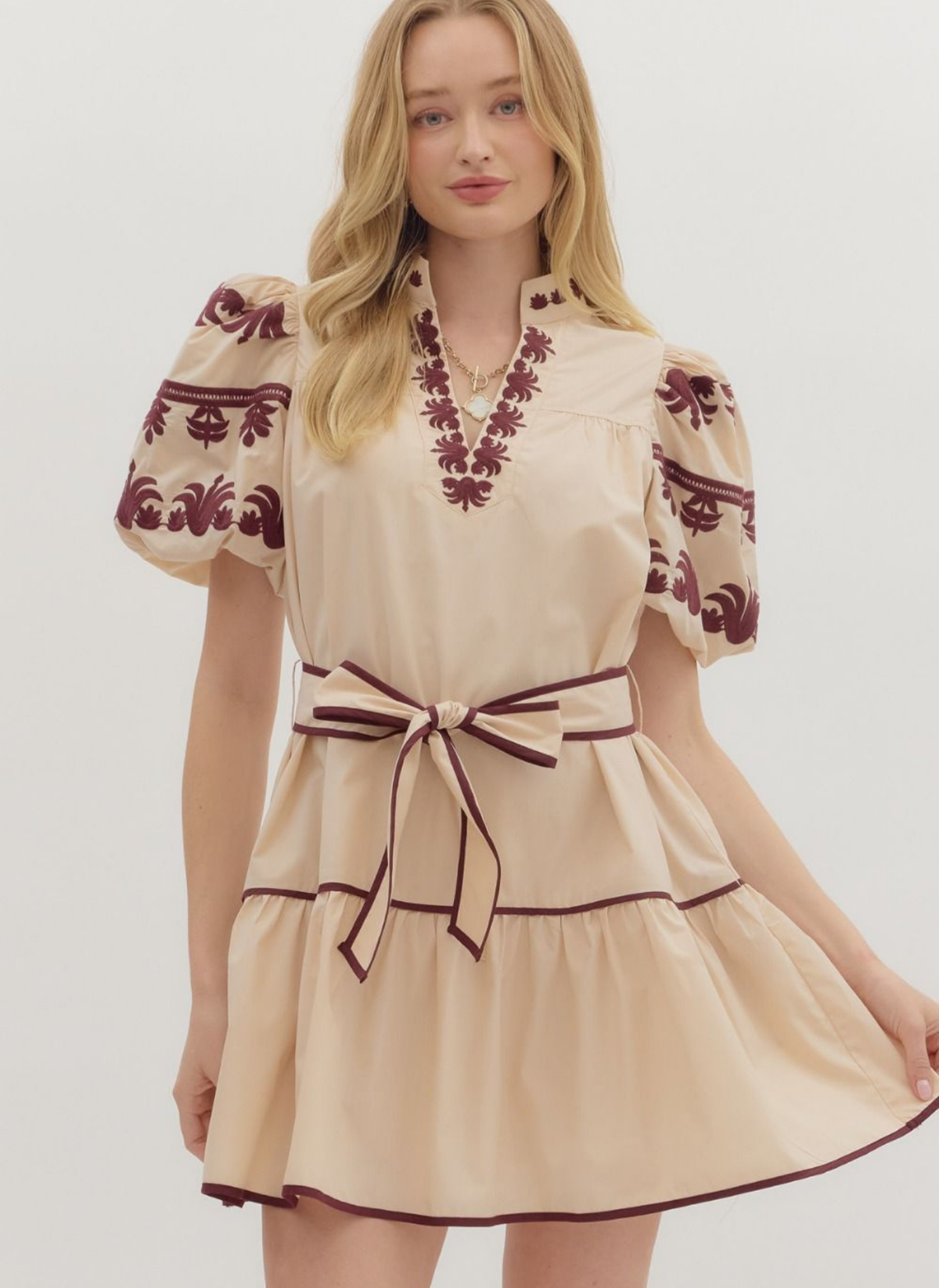 Midnight Fleur Mini Dress