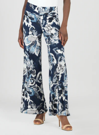 Moonlit Floral Palazzo Pant
