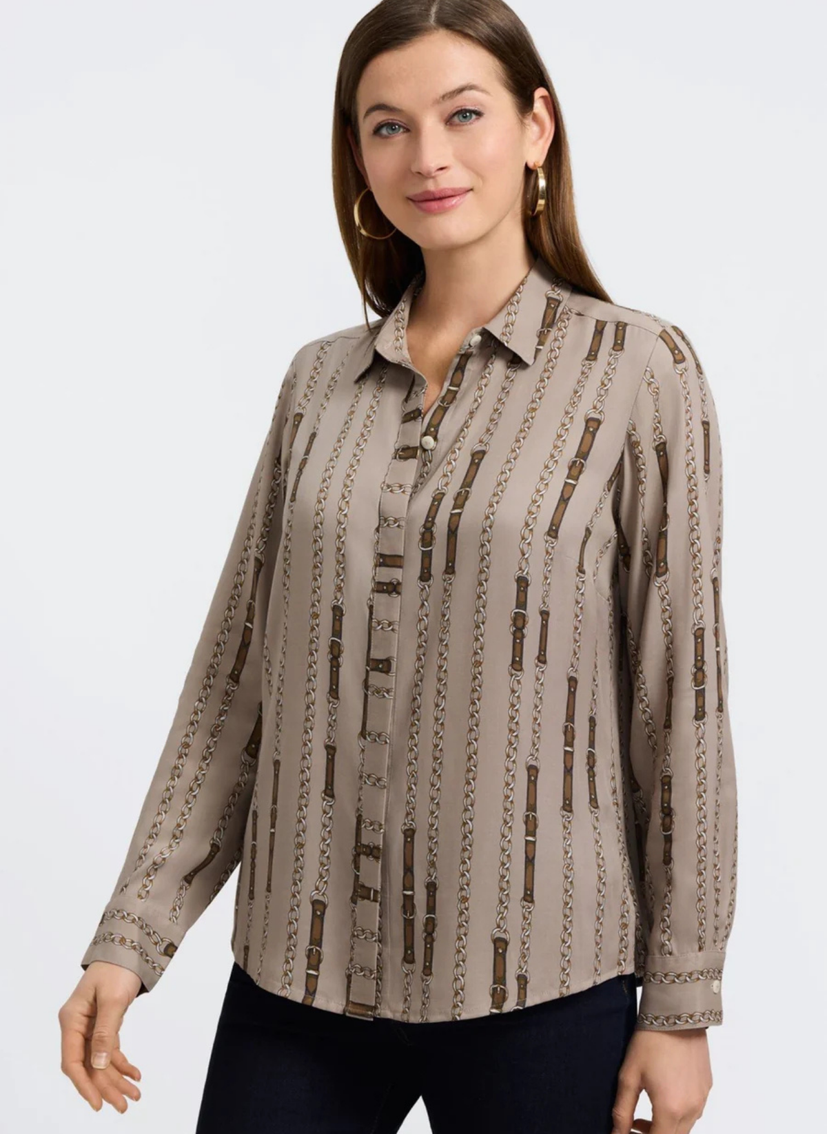 Luna Chain Stripe Top