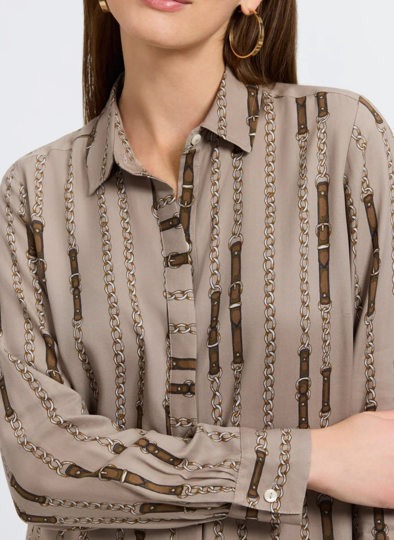 Luna Chain Stripe Top