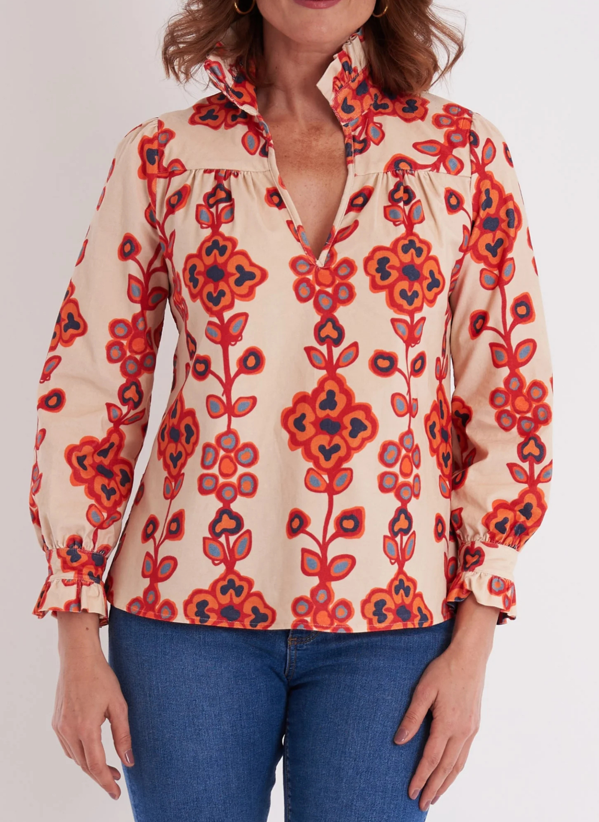 Aspen Blouse- Serendipity Praline